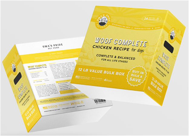 OMA Woof Complete Chicken 12lb