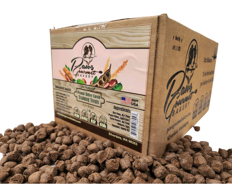 PGB Healthy Grains Peanut Butter Carob Training Treats (Preorder October Delivery)