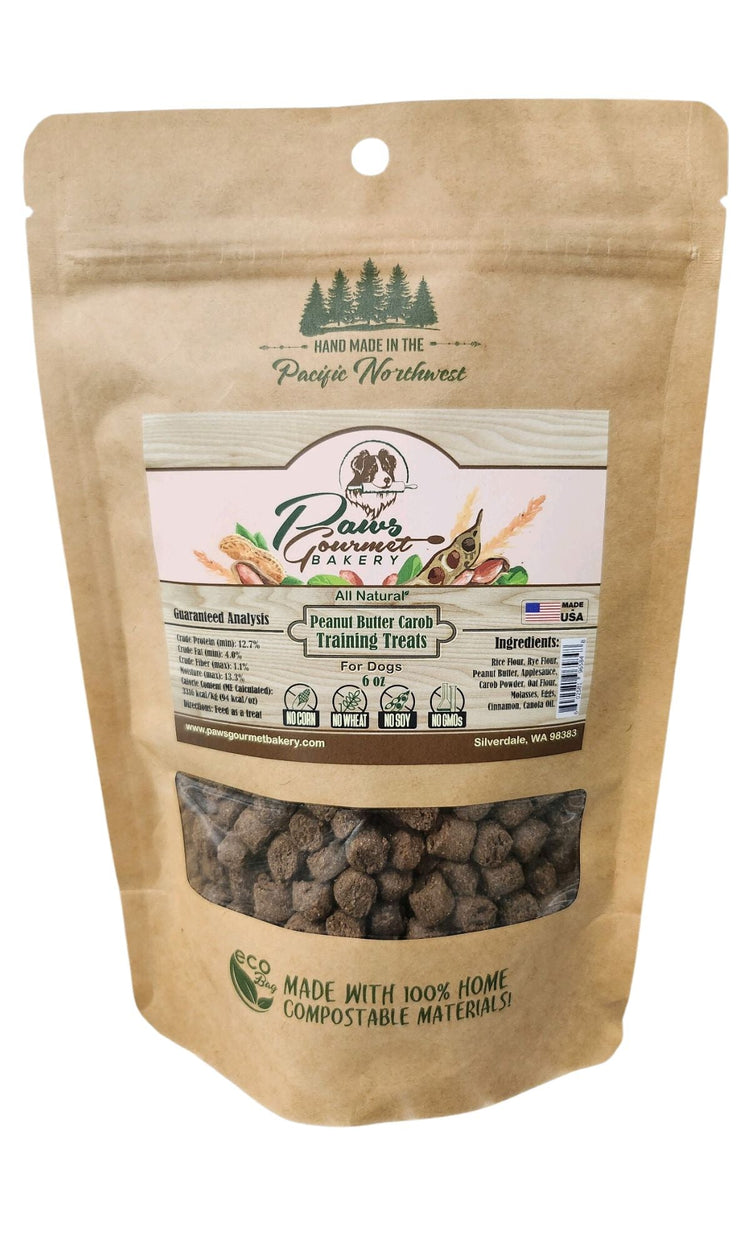 PGB Healthy Grains Peanut Butter Carob Training Treats (Preorder October Delivery)