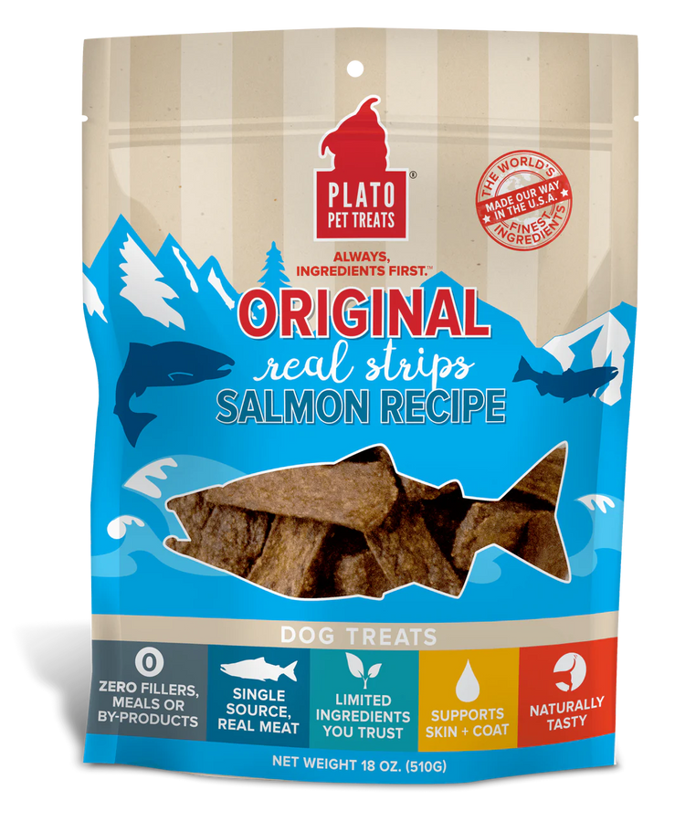 Plato Strips Salmon