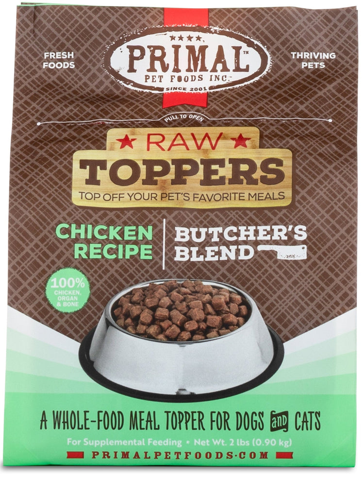 PRIMAL Frozen Butcher's Blend Topper 2lb