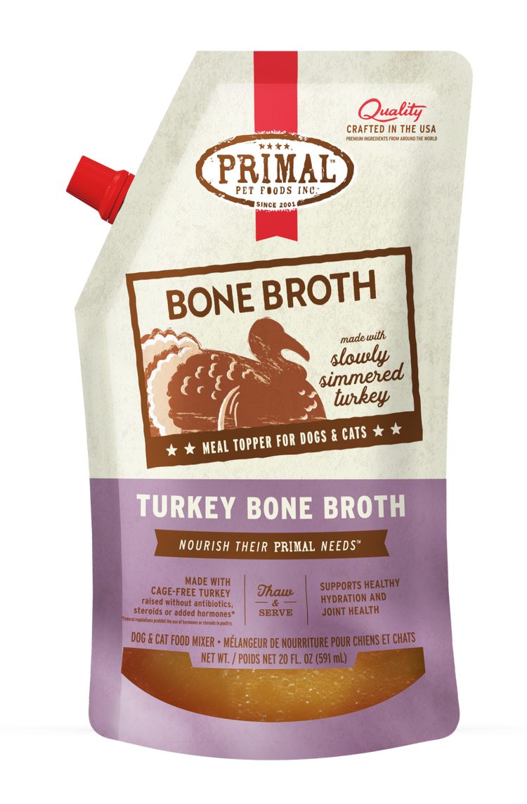 PRIMAL Frozen Bone Broth 20oz 4pk