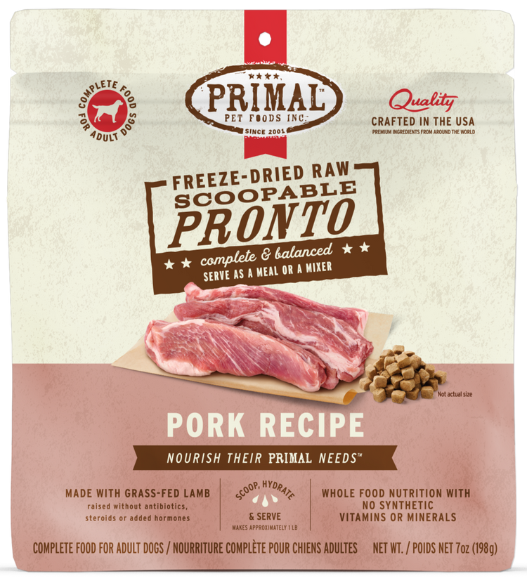 PRIMAL Freeze Dried Pronto Pork (Preorder October Delivery)