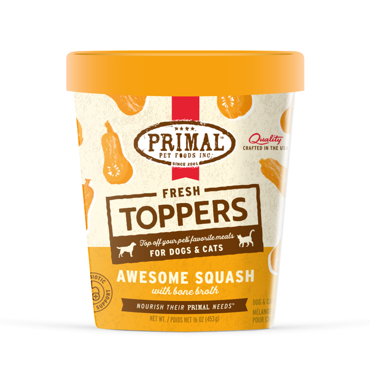 PRIMAL Fresh Toppers Awesome Squash (Preorder October Delivery)