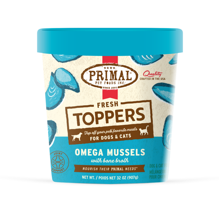 PRIMAL Fresh Toppers Omega Mussel