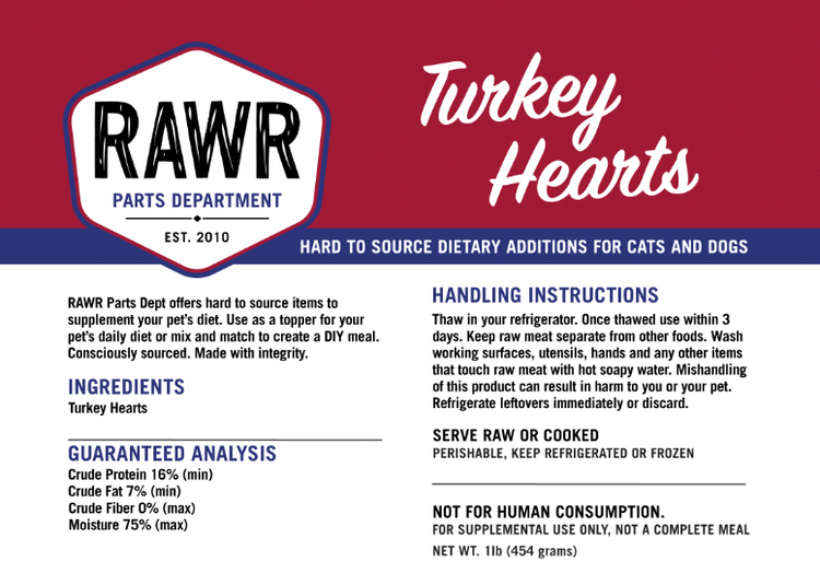 RAWR Turkey Heart