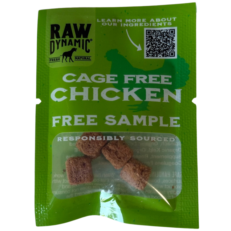 Raw Dynamics Freeze Dried Chicken Recipe (Sample)