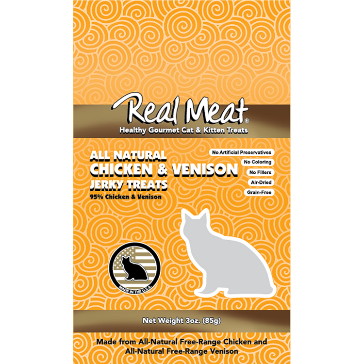 RM Cat Chicken & Venison Jerky 3oz