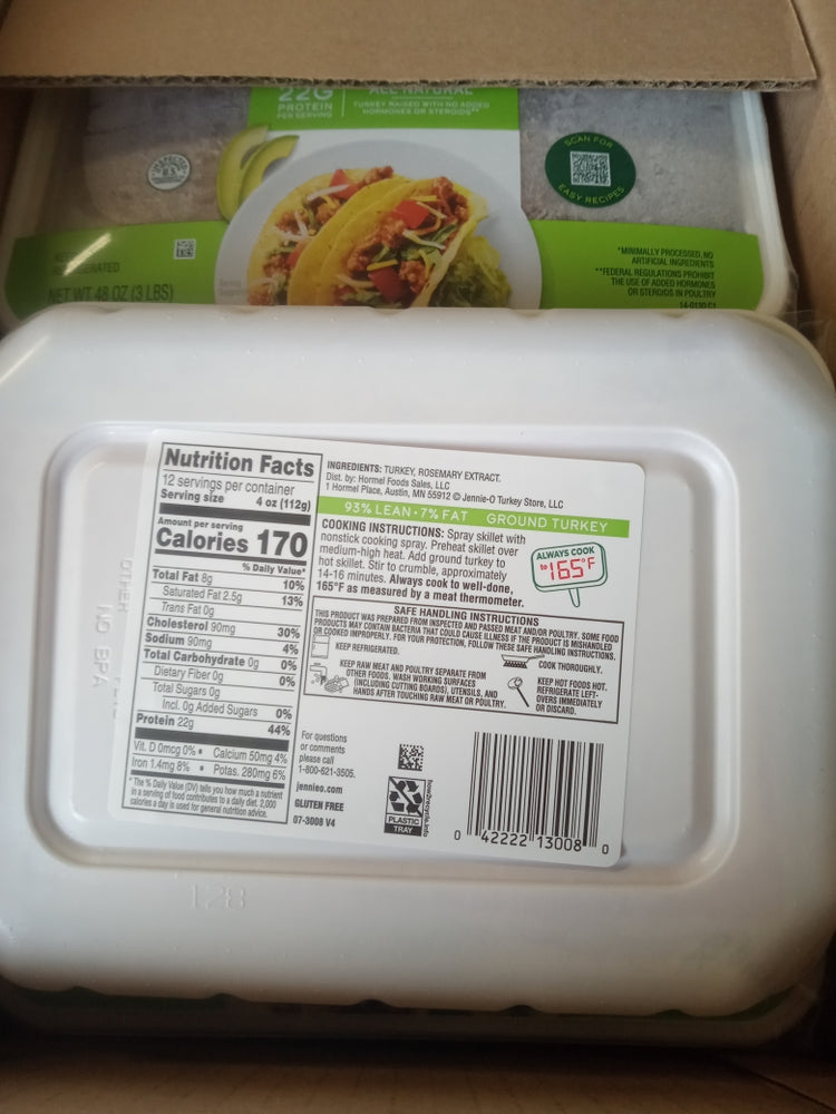 Jennie O Ground Turkey 93/7