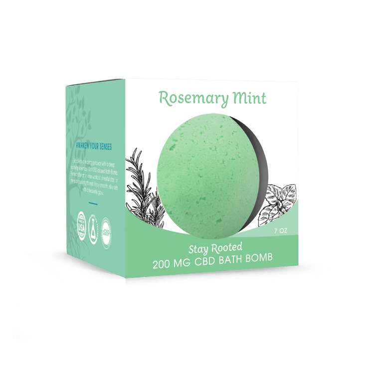 HRH Bath Bomb Rosemary Peppermint