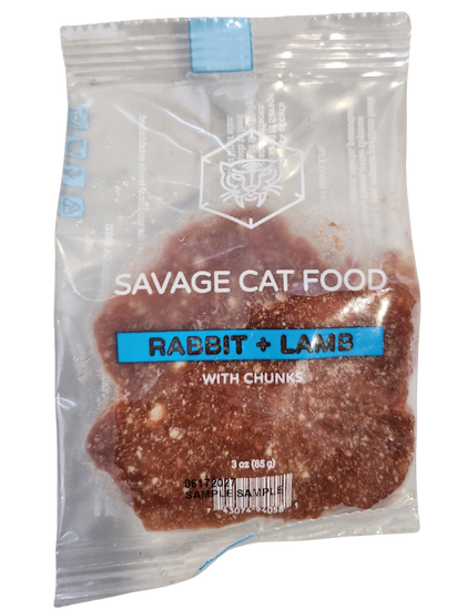 Savage Cat Food Rabbit & Lamb (Sample)