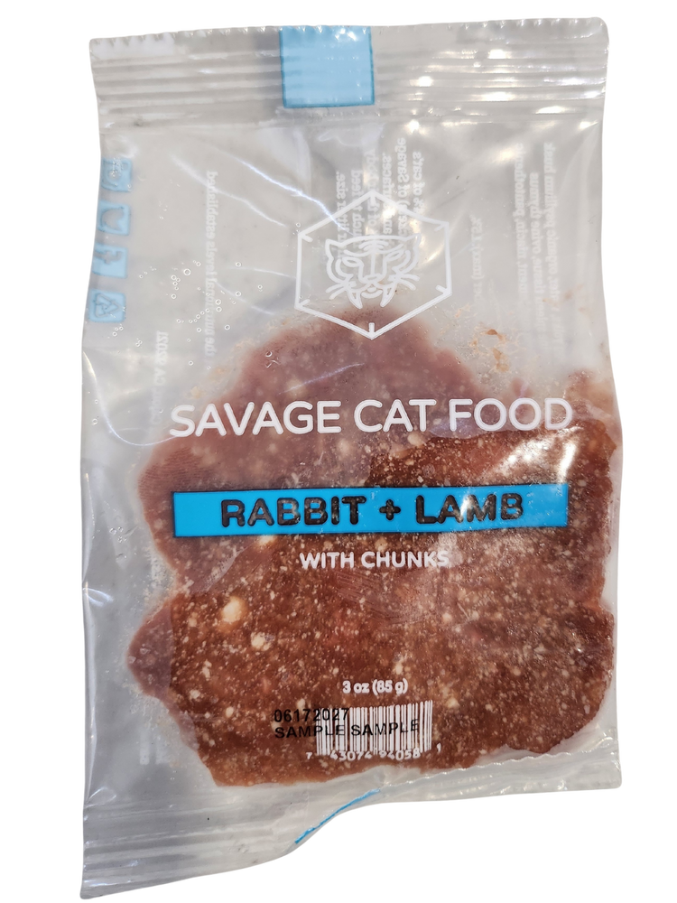 Savage Cat Food Rabbit & Lamb (Sample)