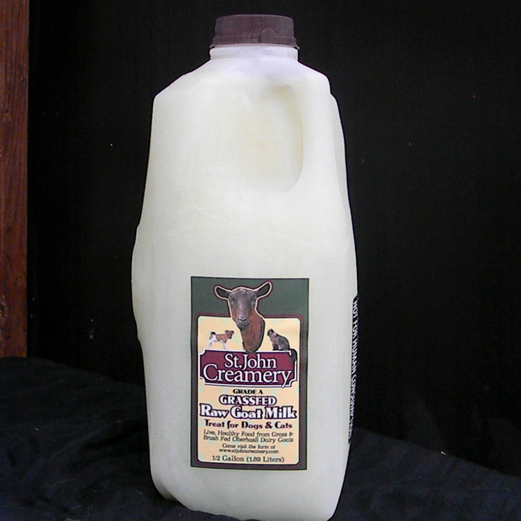 SJC Raw Goat Milk - Half Gallon (64oz)