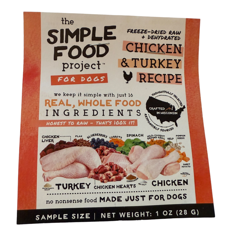 Simple Food Project Chicken & Turkey (Sample)