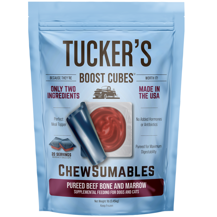 Tucker's Frozen Beef Bone & Marrow Boost Cube