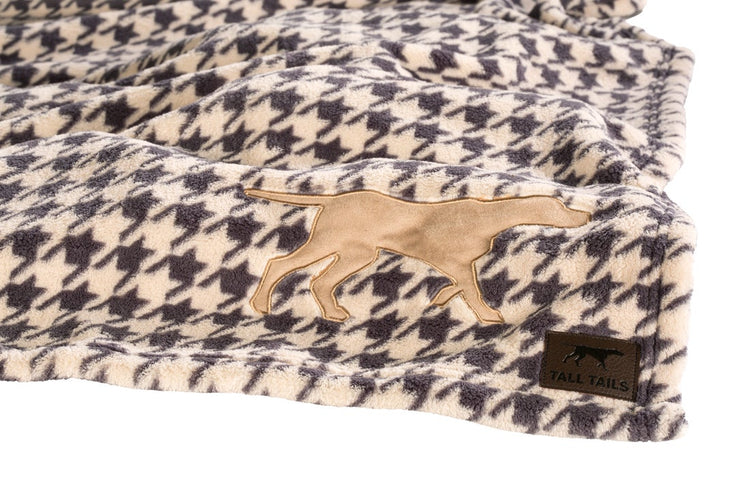 TT Fleece Throw Houndstooth