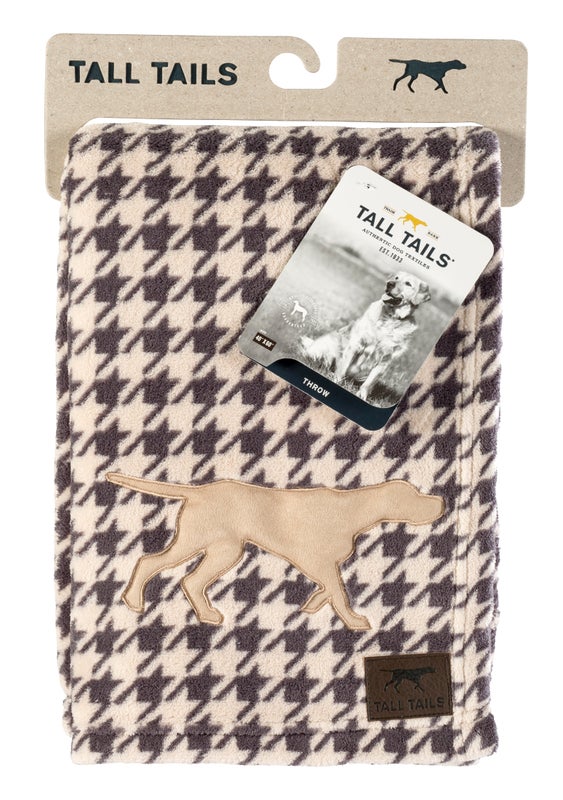 TT Fleece Throw Houndstooth