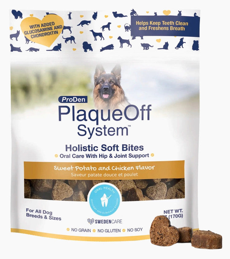PD Dog PlaqueOff Soft Bites w Hip & Joint Support