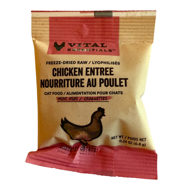 Vital Essentials Cat Freeze Dried Chicken Mini Nibs (Sample)