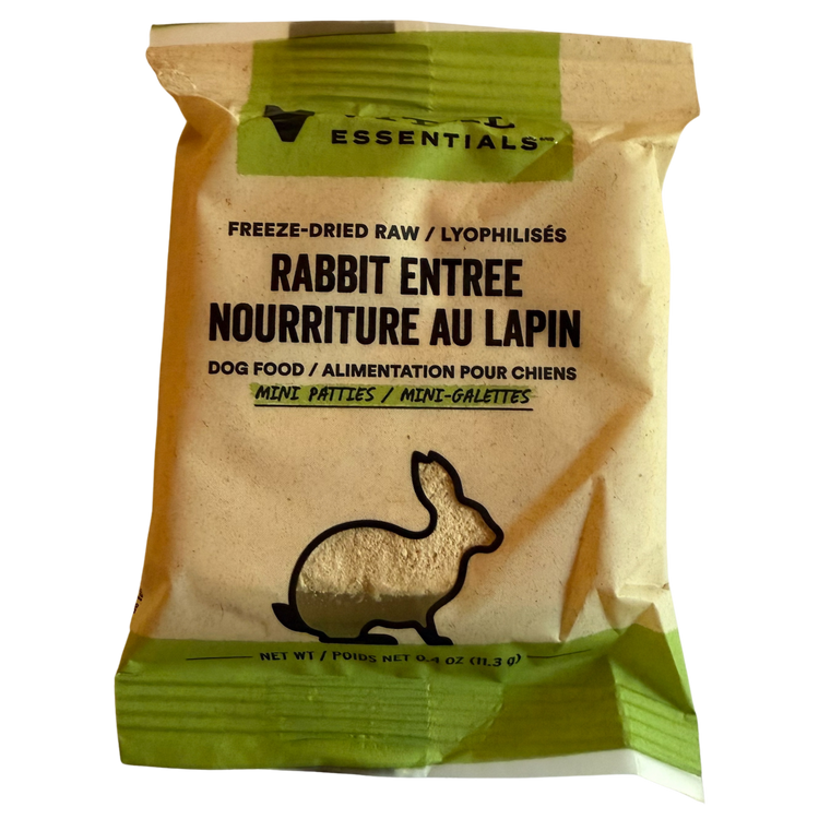Vital Essentials Freeze Dried Rabbit Mini Patties (Sample)