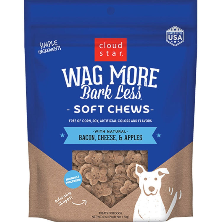 CLOUD Wag More Chewy Bacon Cheese Apple 6oz (PRE ORDER JULY DELIVERY)