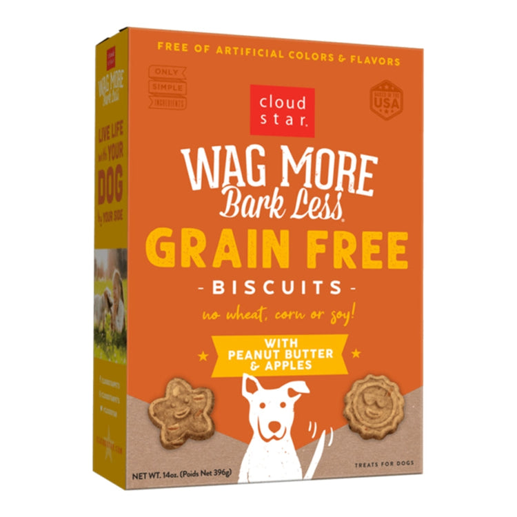 CLOUD Wag More Crunchy Grain Free Peanut Butter Apple (PRE ORDER JULY DELIVERY)