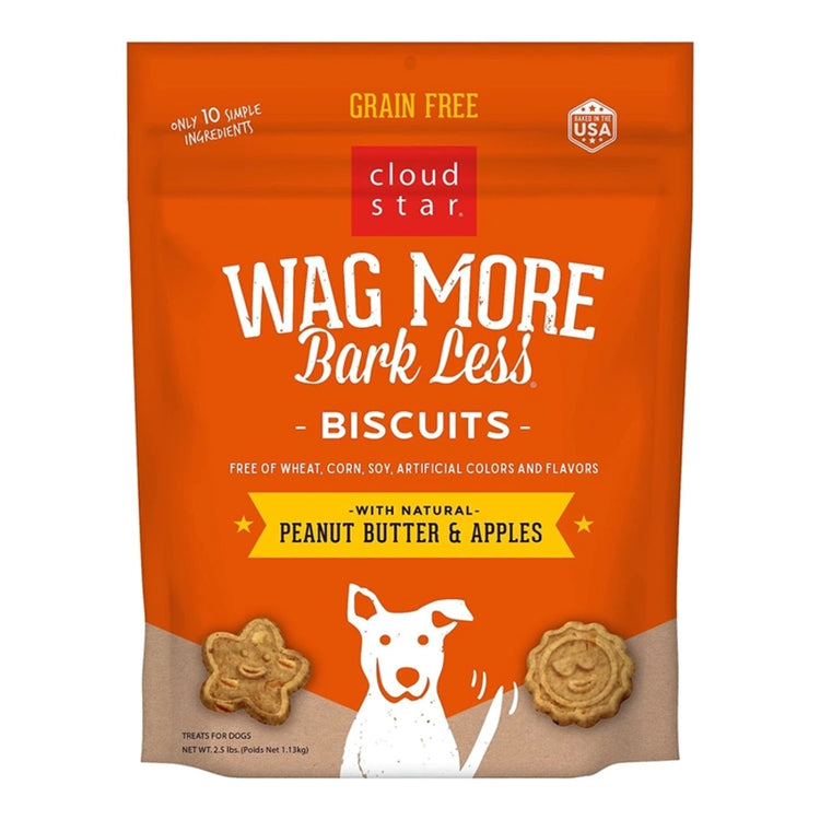 CLOUD Wag More Crunchy Grain Free Peanut Butter Apple