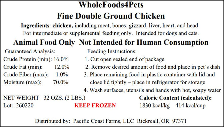 WFP Ground Chicken