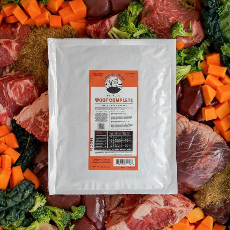 OMA Woof Complete Beef (Preorder October Delivery)