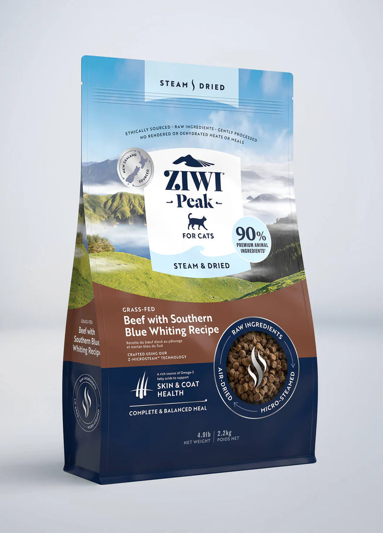 ZIWI Cat Steam Dried Beef Food