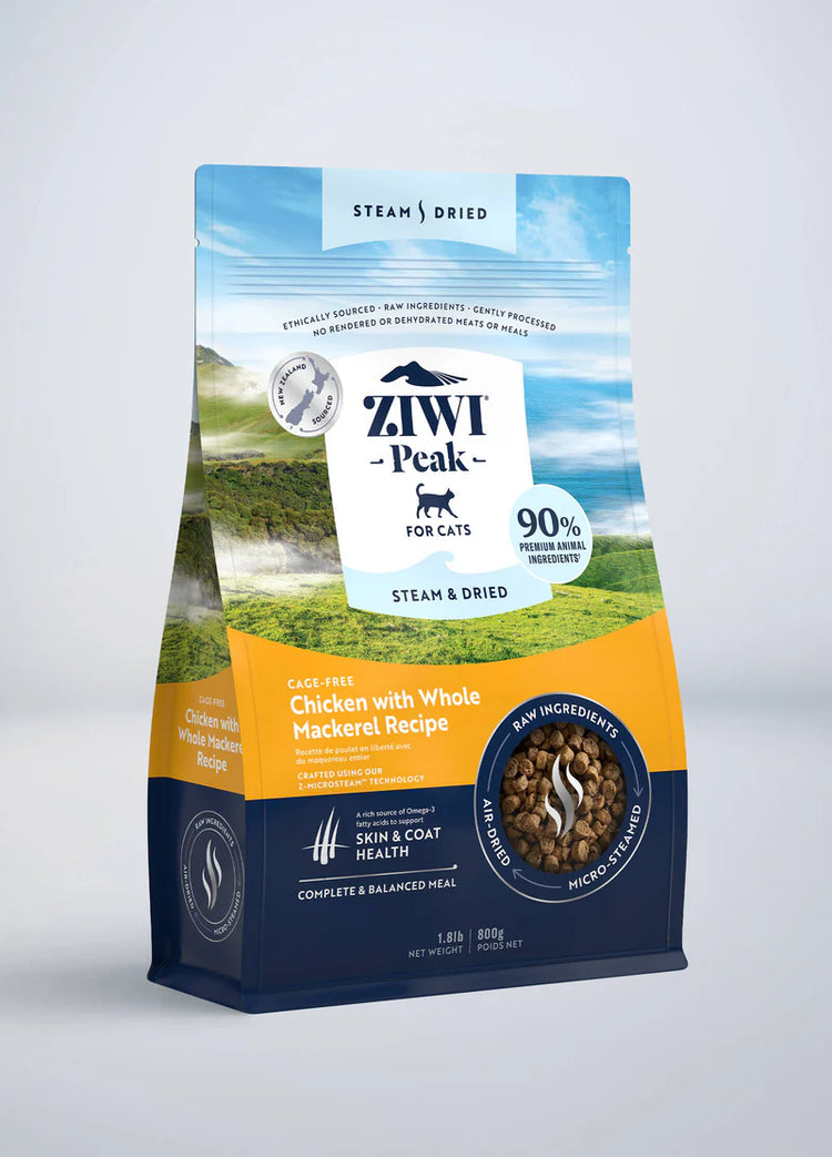 ZIWI Cat Steam Dried Chicken Food