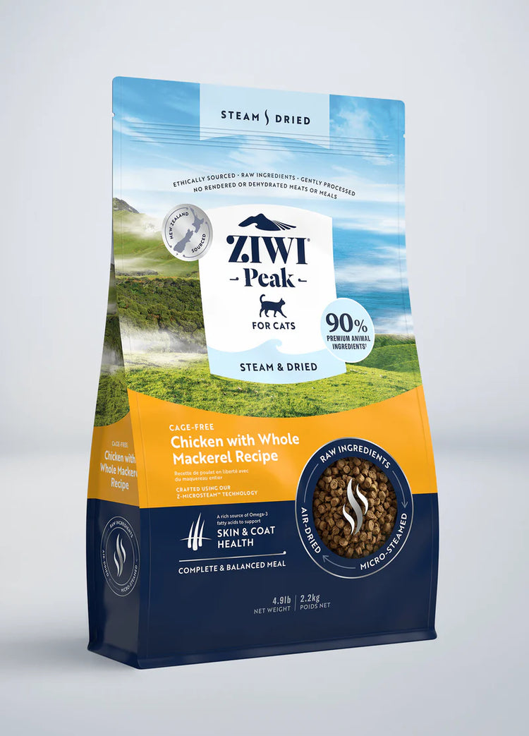 ZIWI Cat Steam Dried Chicken Food