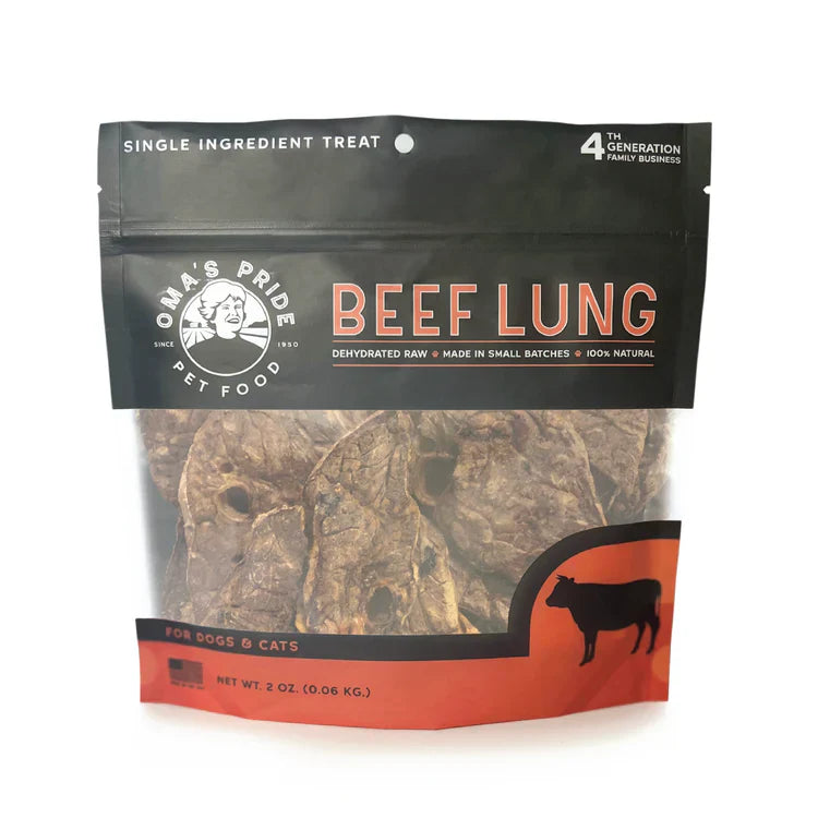 OMA Dehydrated Beef Lung (PRE ORDER JULY DELIVERY)