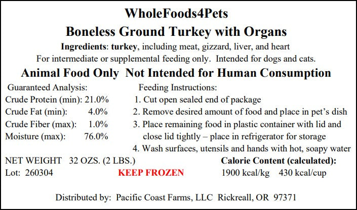 WFP Ground Turkey