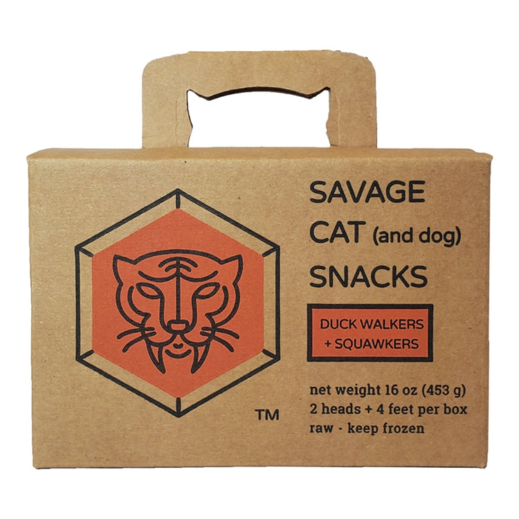 SAV Frozen Duck Head & Feet (PRE ORDER JULY DELIVERY)