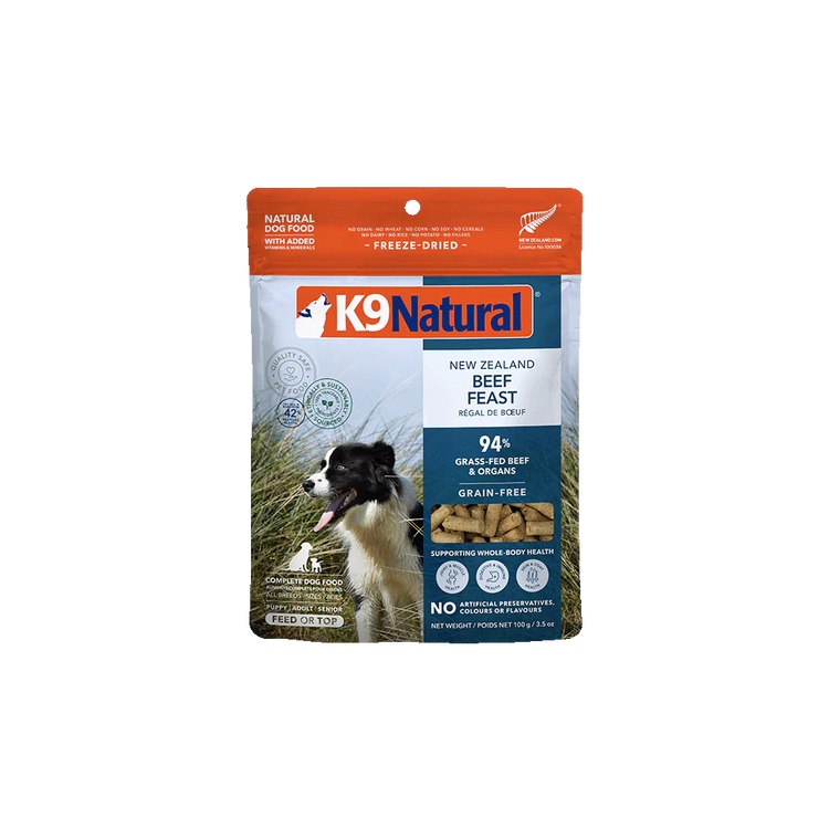 K9 Freeze Dried Beef Feast