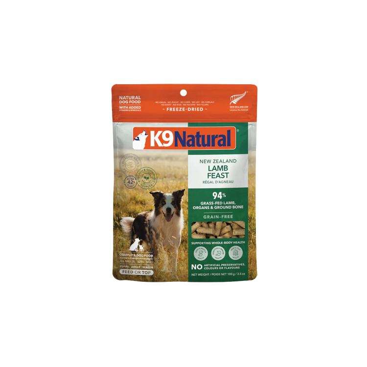 K9 Freeze Dried Lamb Feast