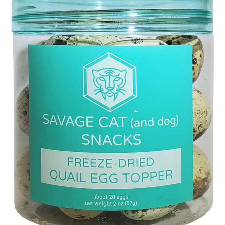 SAV Freeze Dried Quail Eggs 2oz (PRE ORDER JULY DELIVERY)