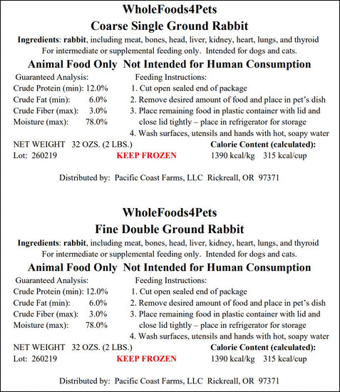 WFP Ground Rabbit
