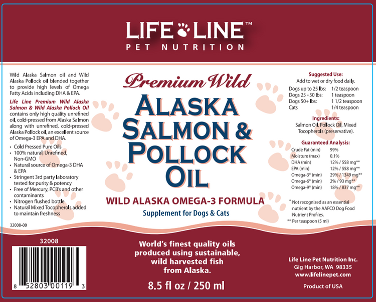 Lifeline Salmon & Pollock Oil 16.5oz